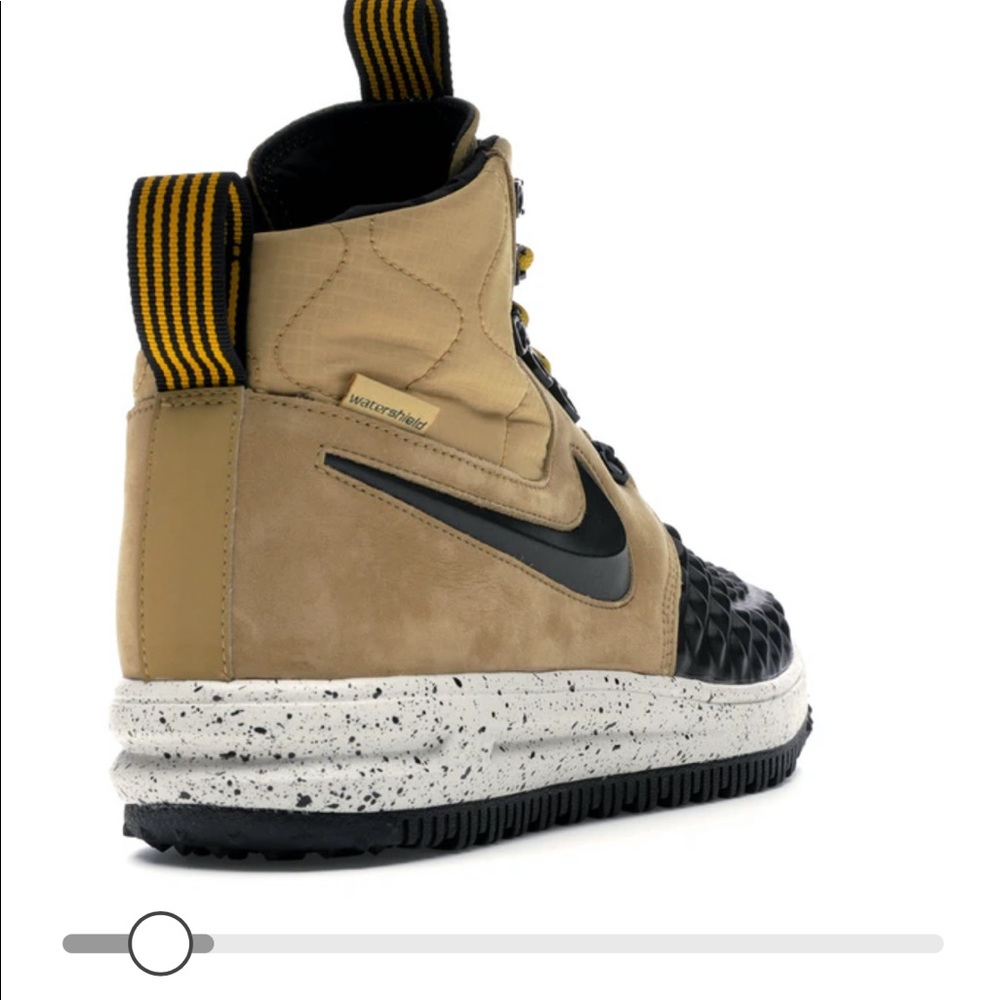COLLECTABLE! Nike Lunar Force 1 Duckboot Metallic Gold - Picture 3 of 10
